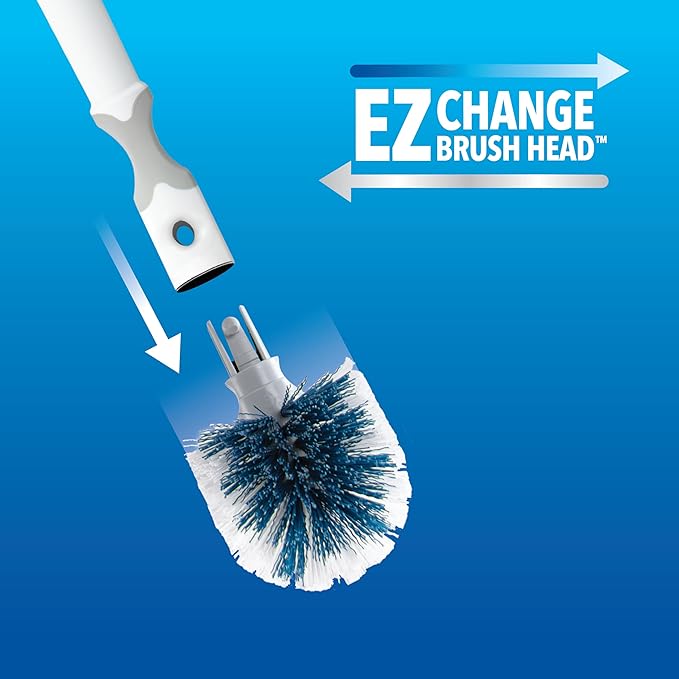 Unger EZ No-Drip Combo Toilet Brush and Plunger Set with Carrying Caddy, Cleaning Tools for Home and Business Bathroom, Discreet Scrubber Accessories Set for Tough Stains and Tight Suction