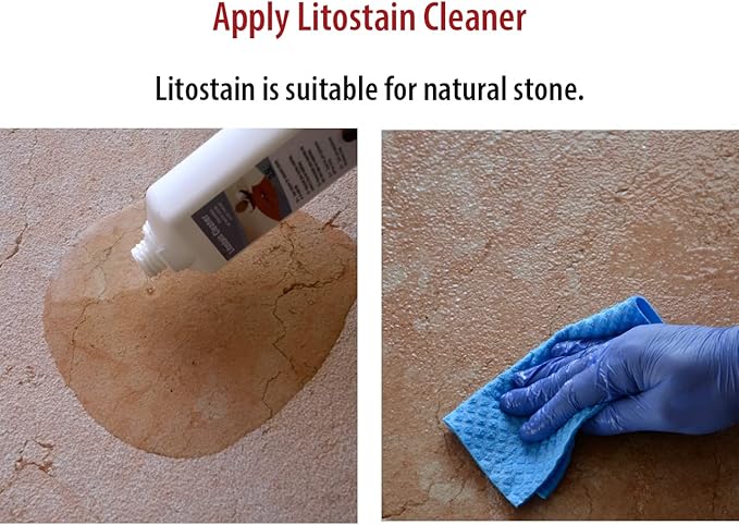 Tile Doctor Litostain Cleaner - Versatile Stain Remover for Bathroom, Shower, Toilet Bowl, and Glass Surfaces, Also Effective as All-Purpose Cleaner - 500ml