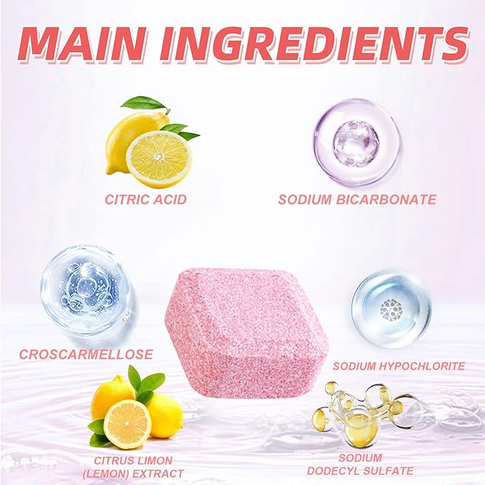 Toilet Bowl Cleaning Tablets, 36 Pieces, Quick Dissolving, Long-Lasting Deodorizer (3)