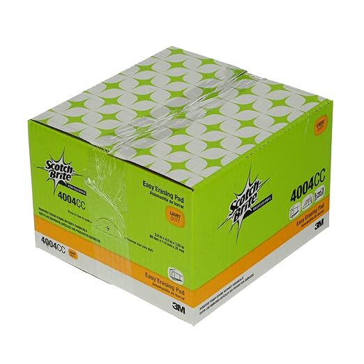 3M Easy Erasing Pad 4004BP, 2.8 in x 4.5 in x 1.2 in, 60/Case