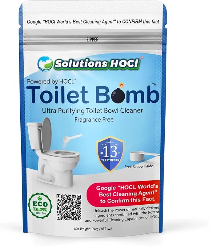 Toilet Cleaner Bomb - 13 Treatments Fragrance Free