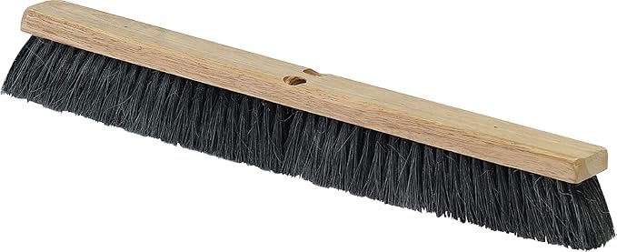 SPARTA Flo-Pac Floor Sweep Floor Brush for Cleaning, 18 Inches, Black, (Pack of 12)