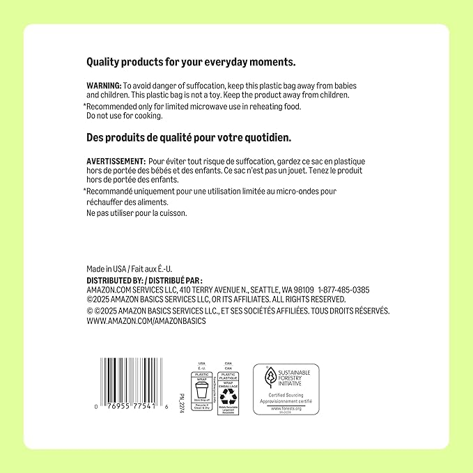 Amazon Basics Everyday Paper Plates, 8.62 Inch, Disposable, 600 Count, Packaging May Vary