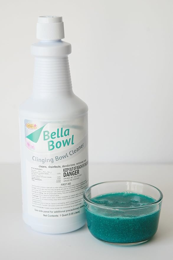 BellaBowl Clinging Bowl Cleaner, 1 Quart (Case of 12)…