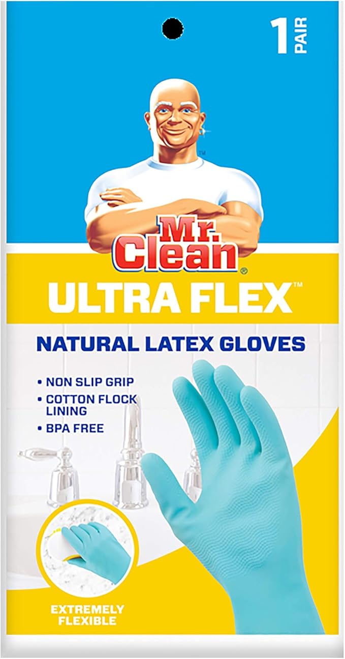 Mr Clean Ultra Flex Gloves, Medium