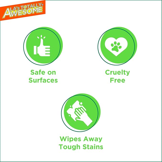 La's Totally Awesome Dish Soap Liquid – Fresh Apple Scent (30 fl oz, Pack of 6) – Grease-Fighting Dishwashing Liquid from Awesome Cleaner Brand