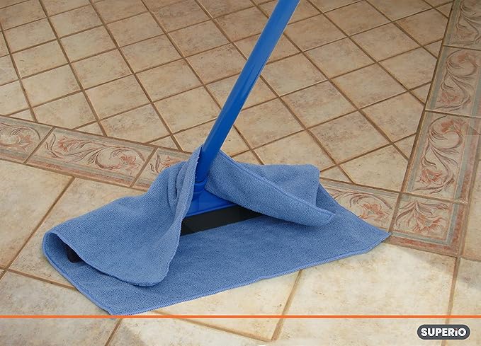 Superio Microfiber Squeegee Towel Extra Large Miracle Cloth 20 x 30 Streak Free Microfiber Floor Cloth-Rag for Cleaning House, Kitchen, Bathroom-Scratch Free