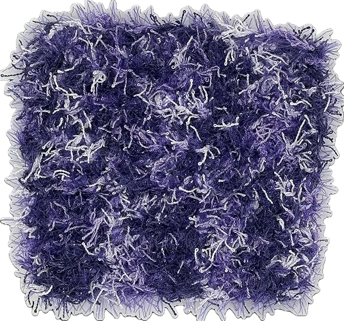 Purple Crochet Scrubby Suitable for Kitchen Dishes and Pans - Handmade in Connecticut (Set of 2)