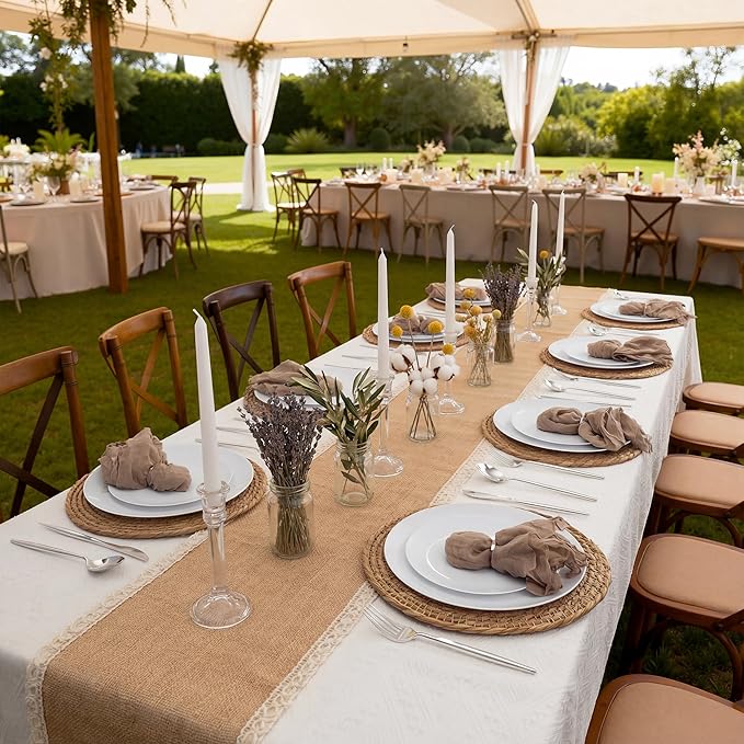 I00000 white Plastic Plates with Disposable silver silverware, disposable plates,nice disposable plates include 30 Dinner plates,30 white dessert plates, 90 Plastic Silverware Set for Valentine's Day