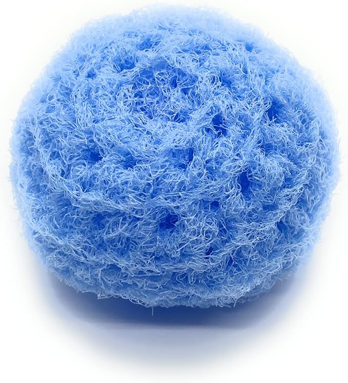 Set of 3 Nylon Net Dish Scrubbies (Sky Blue)