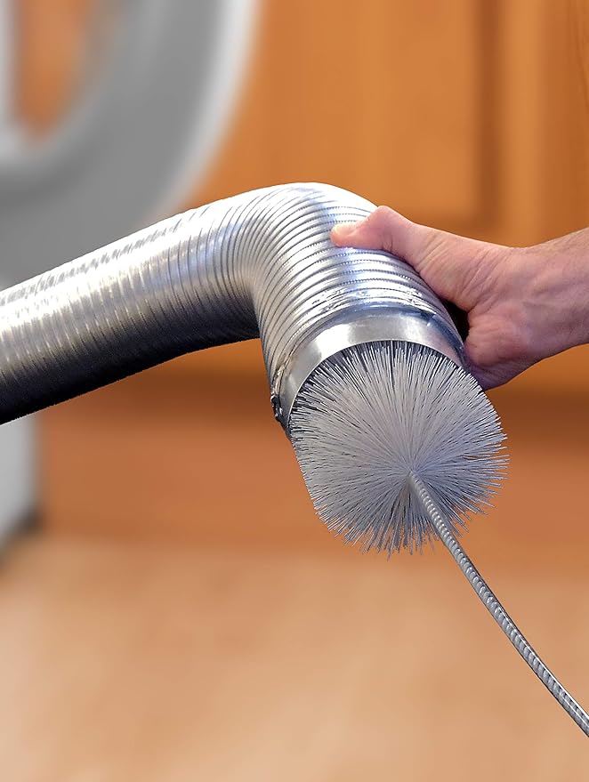 Unger 36” Dryer Exhaust Vent Brush - Dryer Vent Cleaning, Lint Brush, Dryer Lint Catcher, Dryer Vent Brush, Lint Trap Cleaning Tool, Dryer Brush Vent Cleaner, Household Gadgets