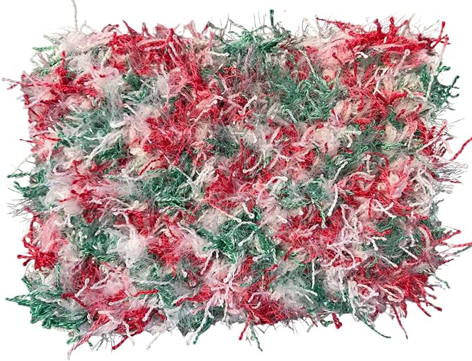 Christmas Crochet Scrubby (Dish Sponge) - Handmade in Connecticut