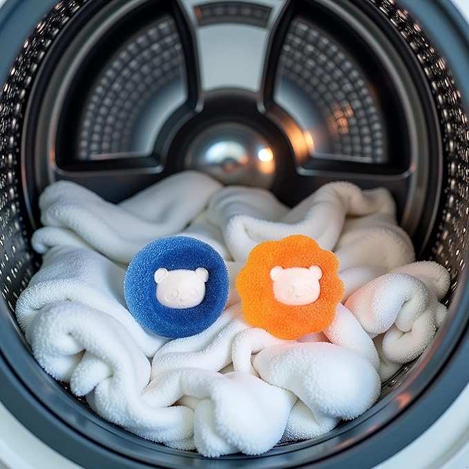 Blue Reusable Hair Remover Washing Machine Hair Catcher Laundry Ball Dryer Ball for Clothing Dog Cat Pet Hair Remover
