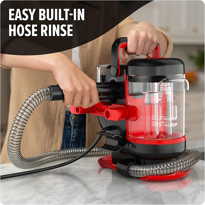Dirt Devil Portable Spot Cleaner Machine for Carpet and Upholstery, Powerful Suction Spot Cleaning Machine with Versatile Tools, Pair with Dirt Devil Portable Cleaner Solution