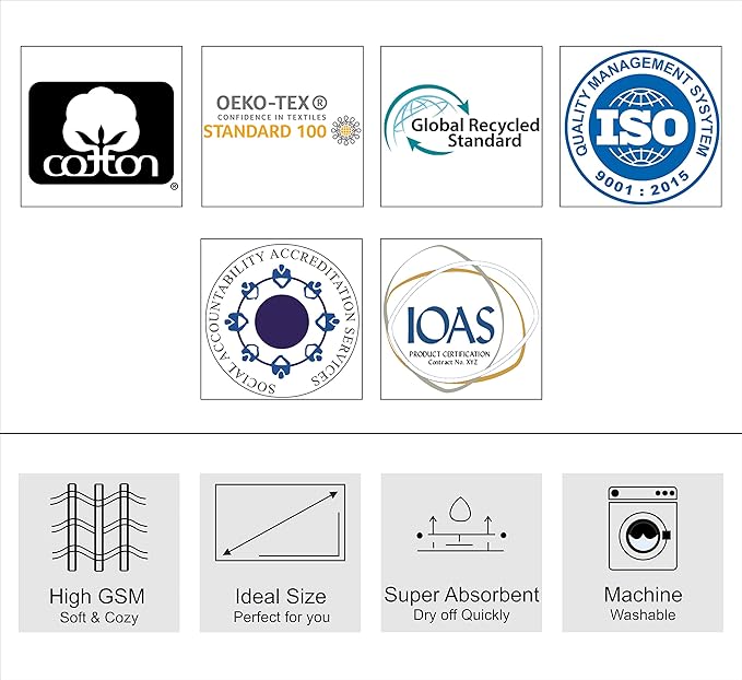 ORIGINAL KIDS Hand Towels - Bath Time Whale of A Time Set of 6 Hand Towel - 100% Cotton Jacquard Super Soft Colorful Absorbent Quick Dry Easy Care Bathroom Face Towel Gift - 16 x 27 - Navy Blue Red