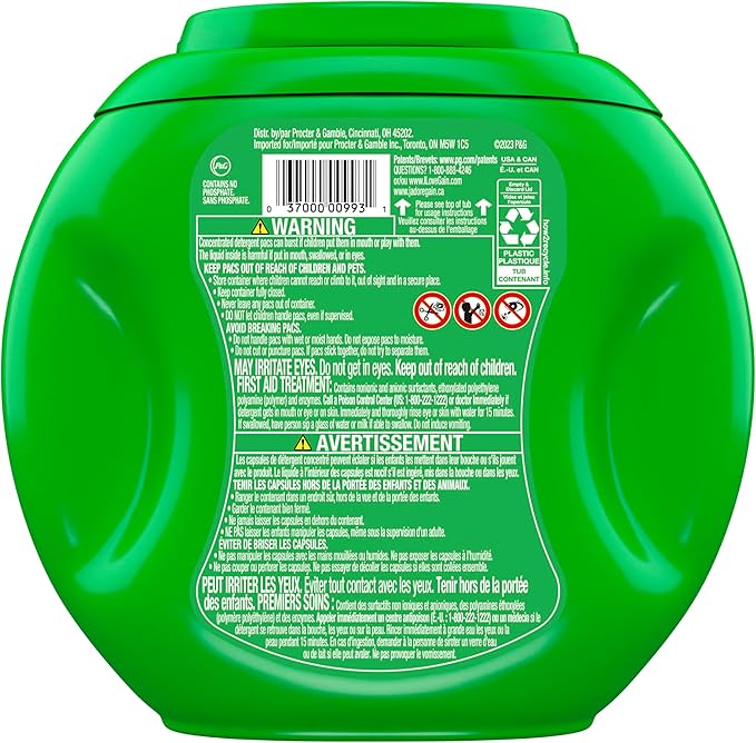 Gain Flings Liquid Washing Detergent Pods with Odor Defense + Color Guard, Moonlight Breeze Scent, 4-in-1 Liquid Laundry Detergent Pacs, Clean & Fresh, 42 Count (Packaging May Vary)