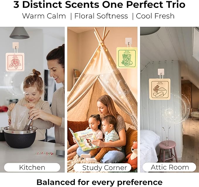Room Deodorizer Gel Odor Eliminator For Home - Variety Pack Of 3 - Sandal Mist|Amber Rose|Mint Cooler Bathroom Air Freshener Odor Absorber - Long Lasting Strong Scent For Kitchen Trash Closet