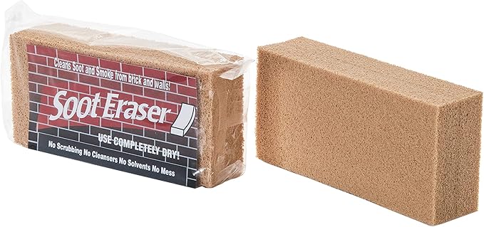 HY-C SE-1 Non-Toxic Dry Cleaning Eraser, Absorbs Smoke Residue, Soot, Fly-Ash & Dirt, Works on Most Surfaces, Single
