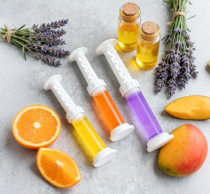 Toilet Cleaner Gel Stamp, Automatic Toilet Bowl Cleaner & Freshener, Helps Prevent Limescale & Odors, Lavender, Citrus, Mango & Tulip Scents, Bathroom Cleaning Essentials, 3-Pack