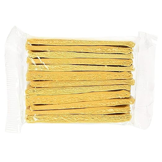 Get - BIOSPG12 French Pop Up Kitchen/Dish Sponge (Pack of 12), Tan , 4" x 3" x 1"