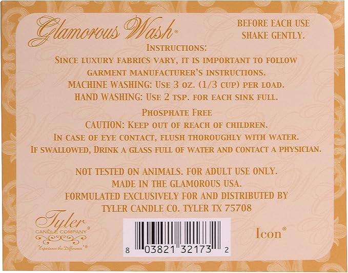 Tyler Candle Entitled Glamorous Wash 32 oz