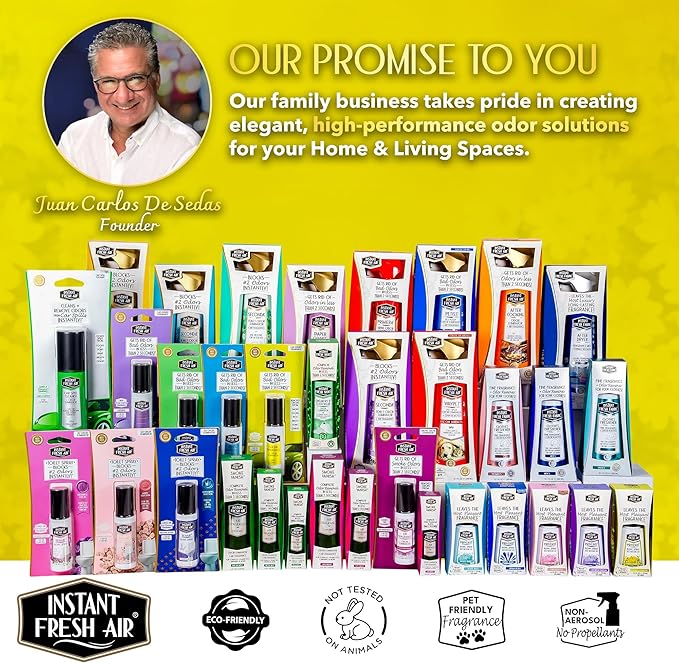 Priventi Toilet Spray & Bathroom Spray Odor Eliminator - Up to 120 Uses - Travel Size Odor Elimination for #2 - For Home, Office, Schools, Travel - Citrus Verbena Fragrance - 2.4 oz