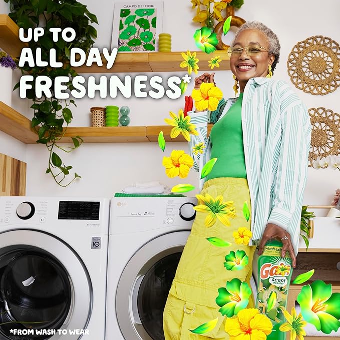 Gain Laundry Bundle: Gain Flings Laundry Detergent Pacs (2x35ct), Dryer Sheets (2x34ct), Fireworks Laundry Scent Booster Beads (14.8oz)