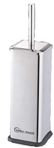 Simpli-Magic 79253 Toilet Brush and Holder, Stainless Steel, 2 Pack