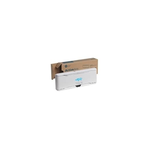 ActiveAire Automated in-Stall Air Freshener Dispenser by GP PRO (Georgia-Pacific), White, 56769, 9.500" W x 1.170" D x 3.500" H