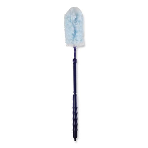 Boardwalk Extension 360 HD Duster Kit, 1 Extendable Handle (18"-36") & 3 Dusters, Great for Hard-to-Reach Areas, Soft Fluffy Flexible Fibers, White, Traps Dust, Dirt, Pet Hair