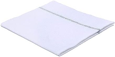 Superio Squeegee Mopping Towel Floor Cloth White Cloth for Cuban Style Mop, Israeli Sponga, Kitchen, Bathroom Cleaning, Tile, Stone, Wood, Floor Washing, Drying Towel -18"x24", 3 Pack