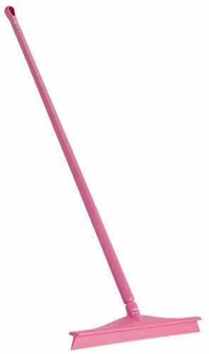 Vikan 71401 Squeegee,Ultra Hygiene,16",PP/RB,Pink