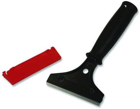 Boardwalk Window Cleaning Kit, 12" Wide Combo Washer/Squeegee, 8 ft Extension Pole, 4" Wide Scraper with 8" Handle