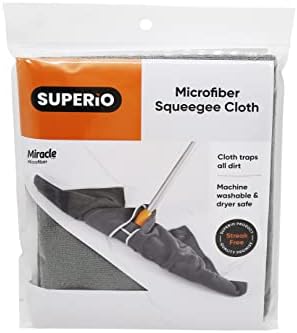 Superio Microfiber Squeegee Mopping Towel Extra Large Miracle Cloth 20 x 30 Streak Free Microfiber Floor Cloth-Rag for Cleaning House, Kitchen, Bathroom-Scratch Free, 8 Pack