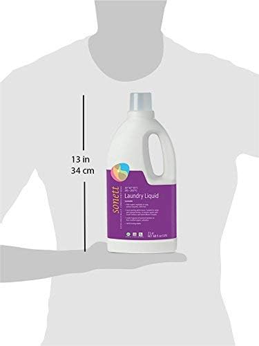 Sonett Organic Laundry Liquid Detergents, Lavender (6 Count) for all textiles Certified Organically Grown