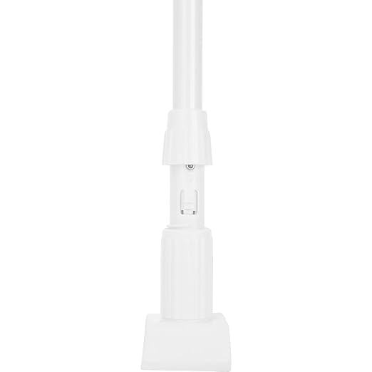 SPARTA 369475EC02 Fiberglass Mop Handle, Jaw Style Mop With Swivel Hang Up Cap For Cleaning, Commercial, Residential, 60 Inches, White, (Pack of 12)
