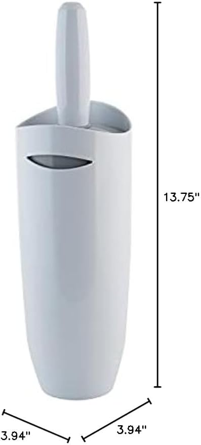 Bath Bliss Coutour Toilet Brush and Holder