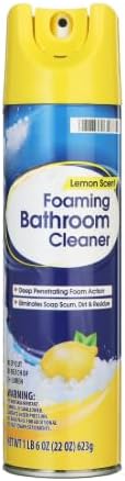 Great Foaming Bathroom Cleaner, Lemon Scent, 22 oz - Fresh Citrus Bathroom Cleaning Solution
