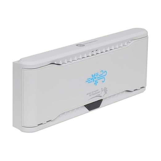 ActiveAire Automated in-Stall Air Freshener Dispenser by GP PRO (Georgia-Pacific), White, 56769, 9.500" W x 1.170" D x 3.500" H