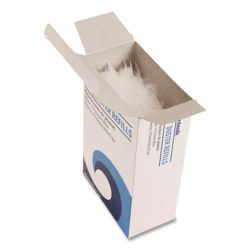 Boardwalk Duster Refills for 180 Handle Dusters, 40-Pack, Soft Fluffy Flexible Fibers, White, Traps Dust, Dirt, Pet Hair, No Residue