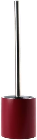 Gedy Yucca Steel Free Standing Toilet Brush Holder, Ruby Red