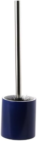 Gedy Yucca Steel Free Standing Toilet Brush Holder in Resin, Blue