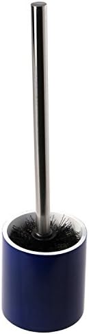 Gedy Yucca Steel Free Standing Toilet Brush Holder in Resin, Blue
