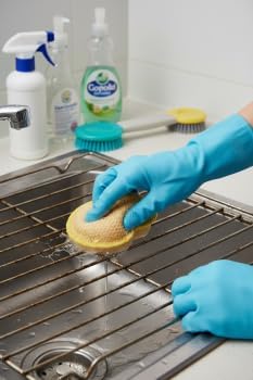 Dish Scrubbers Sponges Household Cleaning Supplies for Cleaning Dishes, Pots, Pans, Grills and Sinks