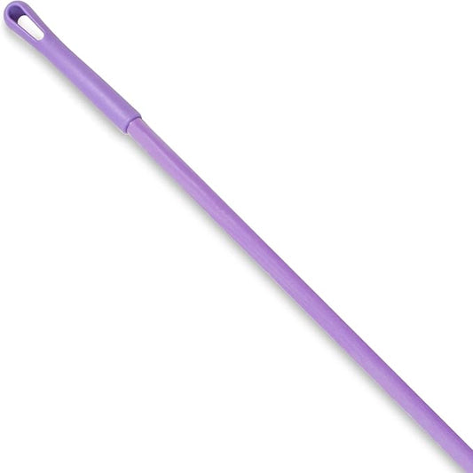 SPARTA Fiberglass Broomstick Replacement Broom Handle with Acme Threaded Tip for Industrial Cleaning Tools, Fiberglass, 60 Inches, Purple, (Pack of 12)