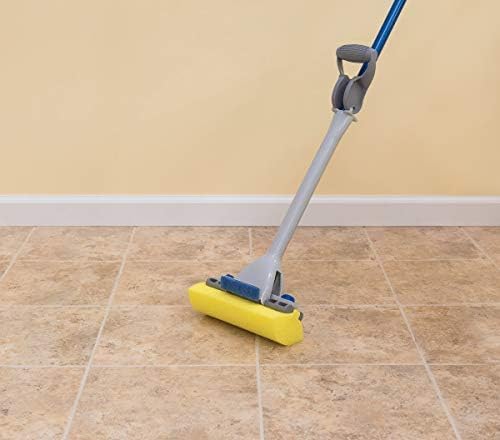 Quickie Roller Mop Refill with Microban Extra Absorbent Mop and Scrub Cleaning for Bathroom and Kitchen Cleaning,(Pack of 12)