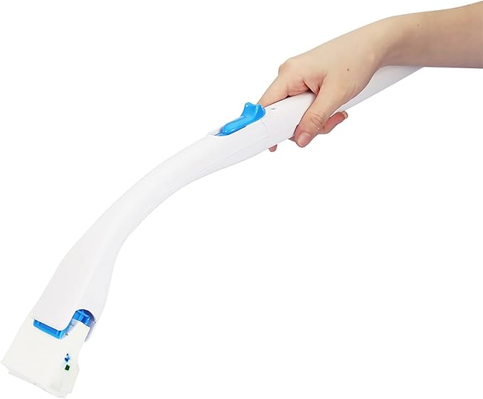 Disposable Toilet Brush, Disposable Toilet Bowl Cleaner Wand with Cleaning Cotton, Disposable Toilet Cleaner Cleaning Toilet Brush for Home, Bathroom