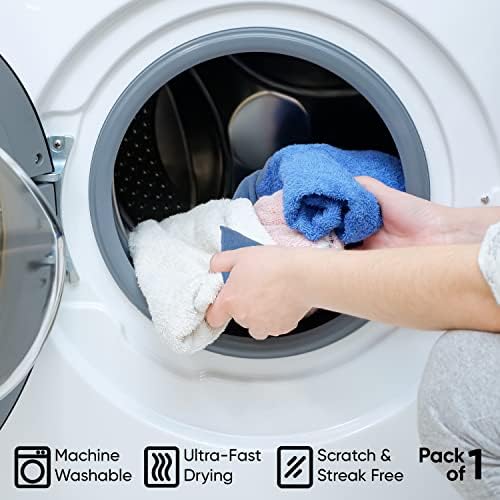 Superio Microfiber Squeegee Towel Extra Large Miracle Cloth 20 x 30 Streak Free Microfiber Floor Cloth-Rag for Cleaning House, Kitchen, Bathroom-Scratch Free, 18 Pack