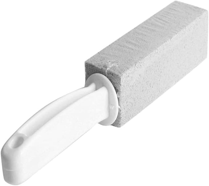 1Pc Natural Pumice Stone Toilets Brush Quick Cleaning Stone Cleaner with Long Handle for Toilets Sinks Bathtubs