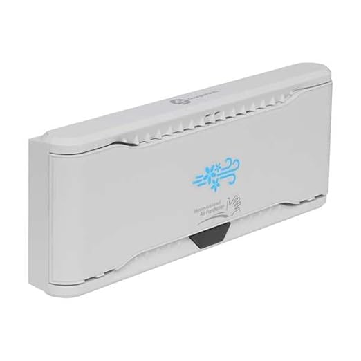 ActiveAire Automated in-Stall Air Freshener Dispenser by GP PRO (Georgia-Pacific), White, 56769, 9.500" W x 1.170" D x 3.500" H